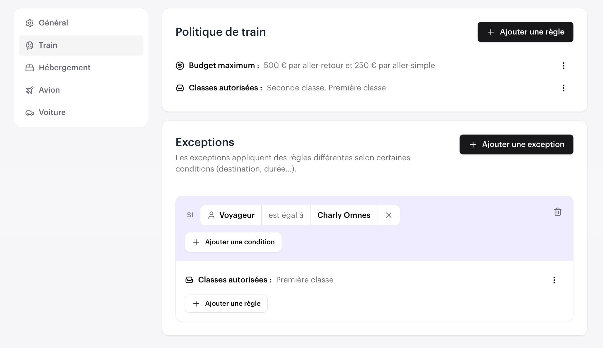 Exception ou nouvelle politique